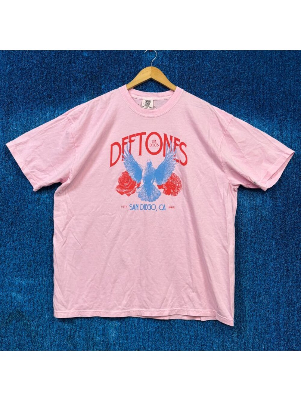 Deftones Dia De Los Deftones Rock Pink T-Shirt Size 2XL